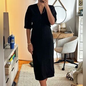 Cos Black Dress - Hugs waist, very comfortable material